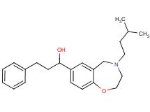 1-[4-(3-methylbutyl)-2,3,4,5-tetrahydro-1,4-benzoxazepin-7-yl]-3-phenyl-1-propanol