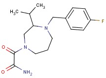 2-[4-(4-fluorobenzyl)-3-isopropyl-1,4-diazepan-1-yl]-2-oxoacetamide