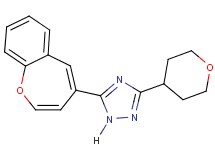 5-(1-benzoxepin-4-yl)-3-(tetrahydro-2H-pyran-4-yl)-1H-1,2,4-triazole