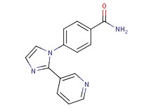 4-(2-pyridin-3-yl-1H-imidazol-1-yl)benzamide