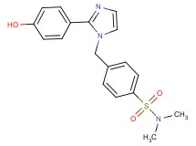4-{[2-(4-hydroxyphenyl)-1H-imidazol-1-yl]methyl}-N,N-dimethylbenzenesulfonamide
