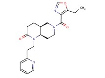 (4aS*,8aR*)-6-[(5-ethyl-1,3-oxazol-4-yl)carbonyl]-1-(2-pyridin-2-ylethyl)octahydro-1,6-naphthyridin-2(1H)-one