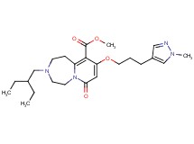 methyl 3-(2-ethylbutyl)-9-[3-(1-methyl-1H-pyrazol-4-yl)propoxy]-7-oxo-1,2,3,4,5,7-hexahydropyrido[1,2-d][1,4]diazepine-10-carboxylate