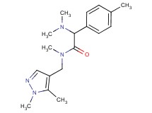2-(dimethylamino)-N-[(1,5-dimethyl-1H-pyrazol-4-yl)methyl]-N-methyl-2-(4-methylphenyl)acetamide