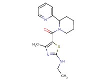 N-ethyl-4-methyl-5-[(2-pyridin-2-ylpiperidin-1-yl)carbonyl]-1,3-thiazol-2-amine