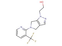 2-[5-[3-(trifluoromethyl)pyridin-2-yl]-5,6-dihydropyrrolo[3,4-c]pyrazol-1(4H)-yl]ethanol