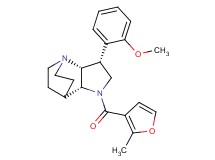 (3R*,3aR*,7aR*)-3-(2-methoxyphenyl)-1-(2-methyl-3-furoyl)octahydro-4,7-ethanopyrrolo[3,2-b]pyridine