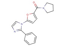 2-phenyl-1-[5-(pyrrolidin-1-ylcarbonyl)-2-furyl]-1H-imidazole