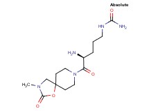 N-[(4S)-4-amino-5-(3-methyl-2-oxo-1-oxa-3,8-diazaspiro[4.5]dec-8-yl)-5-oxopentyl]urea hydrochloride