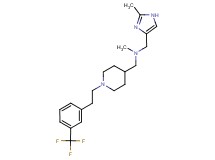 N-methyl-1-(2-methyl-1H-imidazol-4-yl)-N-[(1-{2-[3-(trifluoromethyl)phenyl]ethyl}piperidin-4-yl)methyl]methanamine