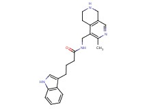 4-(1H-indol-3-yl)-N-[(3-methyl-5,6,7,8-tetrahydro-2,7-naphthyridin-4-yl)methyl]butanamide