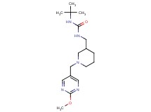 N-(tert-butyl)-N'-({1-[(2-methoxypyrimidin-5-yl)methyl]piperidin-3-yl}methyl)urea