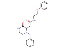 2-[3-oxo-1-(3-pyridinylmethyl)-2-piperazinyl]-N-(2-phenoxyethyl)acetamide