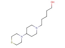 5-[4-(4-thiomorpholinyl)-1-piperidinyl]-1-pentanol