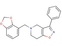 5-(1,3-benzodioxol-4-ylmethyl)-3-phenyl-4,5,6,7-tetrahydroisoxazolo[4,5-c]pyridine