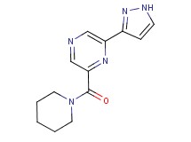 2-(piperidin-1-ylcarbonyl)-6-(1H-pyrazol-3-yl)pyrazine