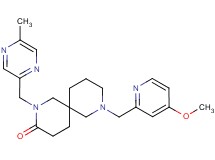 8-[(4-methoxypyridin-2-yl)methyl]-2-[(5-methylpyrazin-2-yl)methyl]-2,8-diazaspiro[5.5]undecan-3-one