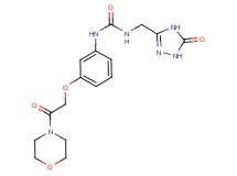 N-[3-(2-morpholin-4-yl-2-oxoethoxy)phenyl]-N'-[(5-oxo-4,5-dihydro-1H-1,2,4-triazol-3-yl)methyl]urea