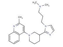 N,N-dimethyl-3-{2-[1-(2-methylquinolin-4-yl)piperidin-3-yl]-1H-imidazol-1-yl}propan-1-amine