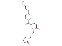 5-{[4-(3-methoxypropyl)-1-piperidinyl]carbonyl}-1-[3-(2-oxo-1-pyrrolidinyl)propyl]-2-piperidinone