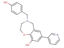 4-(4-hydroxybenzyl)-7-pyridin-3-yl-2,3,4,5-tetrahydro-1,4-benzoxazepin-9-ol
