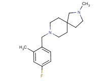 8-(4-fluoro-2-methylbenzyl)-2-methyl-2,8-diazaspiro[4.5]decane