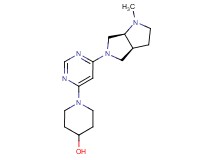 1-{6-[(3aS,6aS)-1-methylhexahydropyrrolo[3,4-b]pyrrol-5(1H)-yl]pyrimidin-4-yl}piperidin-4-ol