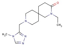 2-ethyl-9-[(4-methyl-4H-1,2,4-triazol-3-yl)methyl]-2,9-diazaspiro[5.5]undecan-3-one