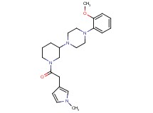 1-(2-methoxyphenyl)-4-{1-[(1-methyl-1H-pyrrol-3-yl)acetyl]-3-piperidinyl}piperazine