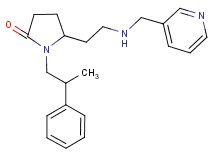 1-(2-phenylpropyl)-5-{2-[(3-pyridinylmethyl)amino]ethyl}-2-pyrrolidinone