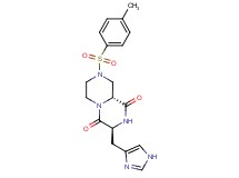 (3S*,9aR*)-3-(1H-imidazol-4-ylmethyl)-8-[(4-methylphenyl)sulfonyl]tetrahydro-2H-pyrazino[1,2-a]pyrazine-1,4(3H,6H)-dione