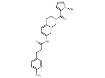 3-(4-methylphenyl)-N-{2-[(1-methyl-1H-pyrrol-2-yl)carbonyl]-1,2,3,4-tetrahydroisoquinolin-7-yl}propanamide