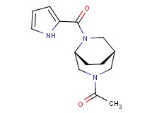 (1S*,5R*)-3-acetyl-6-(1H-pyrrol-2-ylcarbonyl)-3,6-diazabicyclo[3.2.2]nonane