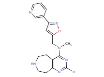 N-methyl-N-[(3-pyridin-3-ylisoxazol-5-yl)methyl]-6,7,8,9-tetrahydro-5H-pyrimido[4,5-d]azepin-4-amine
