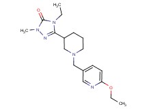 5-{1-[(6-ethoxypyridin-3-yl)methyl]piperidin-3-yl}-4-ethyl-2-methyl-2,4-dihydro-3H-1,2,4-triazol-3-one