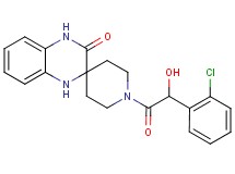 1-[(2-chlorophenyl)(hydroxy)acetyl]-1',4'-dihydro-3'H-spiro[piperidine-4,2'-quinoxalin]-3'-one