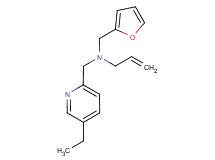 N-[(5-ethylpyridin-2-yl)methyl]-N-(2-furylmethyl)prop-2-en-1-amine
