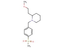 2-(2-methoxyethyl)-1-[4-(methylsulfonyl)benzyl]piperidine