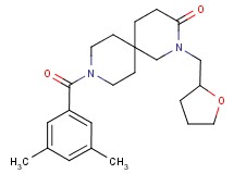 9-(3,5-dimethylbenzoyl)-2-(tetrahydrofuran-2-ylmethyl)-2,9-diazaspiro[5.5]undecan-3-one