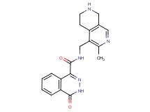 N-[(3-methyl-5,6,7,8-tetrahydro-2,7-naphthyridin-4-yl)methyl]-4-oxo-3,4-dihydro-1-phthalazinecarboxamide