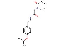 N-[2-(4-isopropoxyphenyl)ethyl]-2-(2-oxo-1-piperidinyl)acetamide