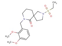 7-(2,3-dimethoxybenzyl)-2-(ethylsulfonyl)-2,7-diazaspiro[4.5]decan-6-one