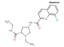 8-chloro-N-{(3S,5S)-1-ethyl-5-[(ethylamino)carbonyl]pyrrolidin-3-yl}quinoline-2-carboxamide