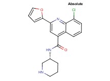8-chloro-2-(2-furyl)-N-[(3R)-3-piperidinyl]-4-quinolinecarboxamide hydrochloride