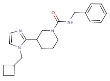 N-benzyl-3-[1-(cyclobutylmethyl)-1H-imidazol-2-yl]-1-piperidinecarboxamide