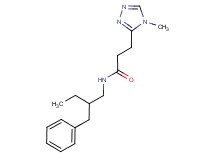 N-(2-benzylbutyl)-3-(4-methyl-4H-1,2,4-triazol-3-yl)propanamide