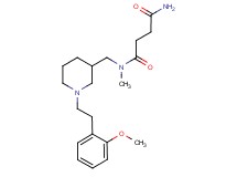 N-({1-[2-(2-methoxyphenyl)ethyl]-3-piperidinyl}methyl)-N-methylsuccinamide