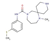 7-methyl-N-[3-(methylthio)phenyl]-3,7,11-triazaspiro[5.6]dodecane-11-carboxamide