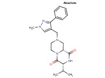 (3R,9aR)-3-isopropyl-8-[(1-methyl-3-phenyl-1H-pyrazol-4-yl)methyl]tetrahydro-2H-pyrazino[1,2-a]pyrazine-1,4(3H,6H)-dione