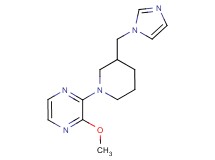 2-[3-(1H-imidazol-1-ylmethyl)-1-piperidinyl]-3-methoxypyrazine